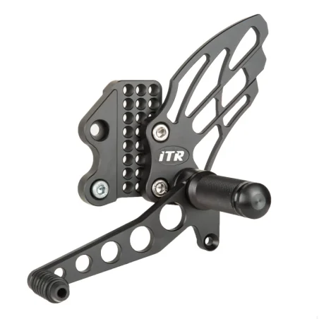 ESTRIBERAS MULTIREGULABLES - TIPO 2 - SUZUKI GSXR1000 2005-2006 - NEGRO