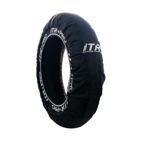 JUEGO DE CALENTADORES PARA SUPERMOTARD - PRO - NEGRO