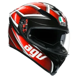 CASCO AGV K-5 S PINLOCK MAXVISION TEMPEST BLACK / RED