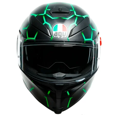 CASCO AGV K-5 S PINLOCK MAXVISION VULCANUM GREEN