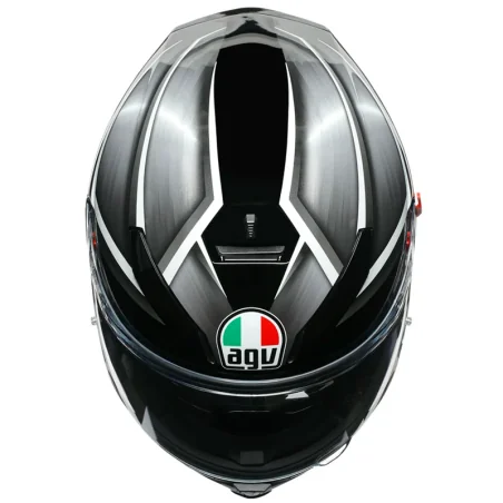 CASCO AGV K-5 S PINLOCK MAXVISION TEMPEST BLACK / SILVER
