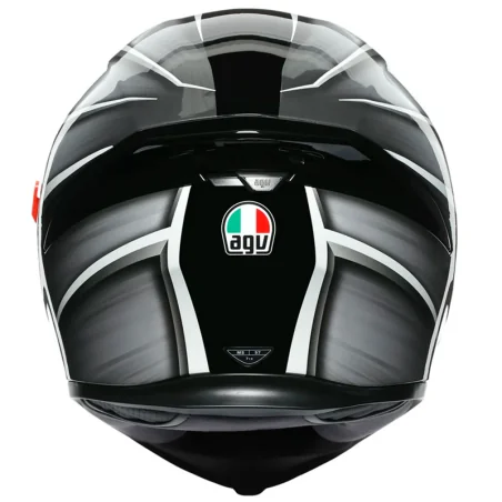 CASCO AGV K-5 S PINLOCK MAXVISION TEMPEST BLACK / SILVER
