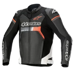 CHAQUETA ALPINESTARS GP FORCE AIRFLOW BLACK / WHITE / RED FLUO