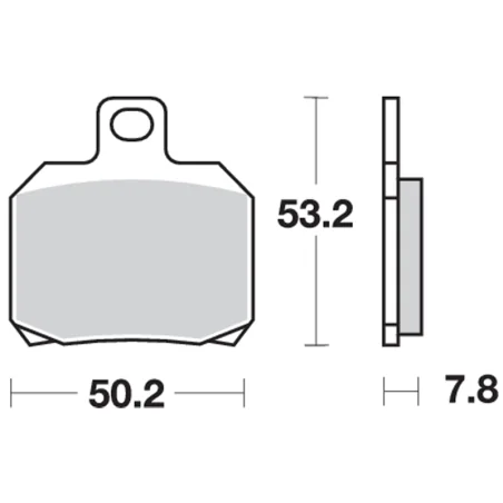 copy of Pastilla de freno SBS P730-RQ Trasera