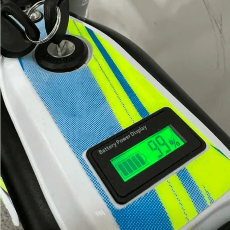 MINICROSS ELECTRICA E-SX 2000W IMR 14/12 AZUL Y AMARILLO FLUOR