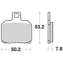 copy of Pastilla de freno SBS P730-RQ Trasera 2