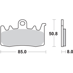SBS Pastilla de freno SBS P900-DC DUAL CARBON 2