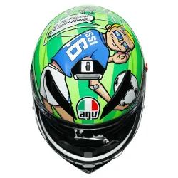 CASCO AGV K-3 SV PINLOCK MAXVISION ROSSI MUGELLO 2017 2