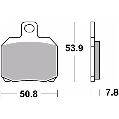 BREMBO Pastillas de freno 07BB20SP