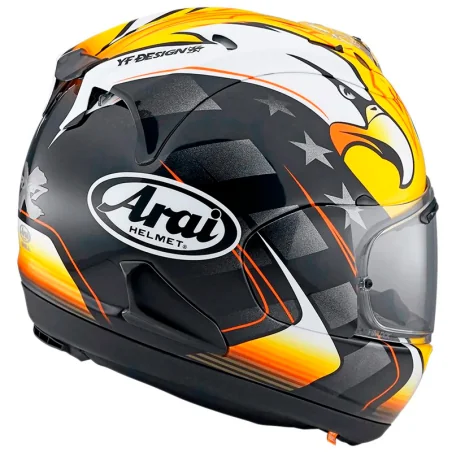 CASCO ARAI RX-7V EVO KENNY ROBERTS AMERICAN EAGLE