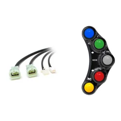 Jetprime Izquierda Carretera 5 a 7 botones KAWASAKI ZX-6R 636 2019-2022