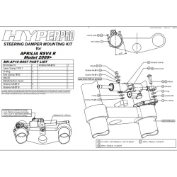 copy of AMORTIGUADOR TRASERO HYPERPRO 46MM APRILIA RS 660 2021-2022 2