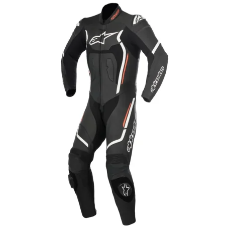 MONO ALPINESTARS MOTEGI V2 PROFESSIONAL BLACK / WHITE / RED FLUO