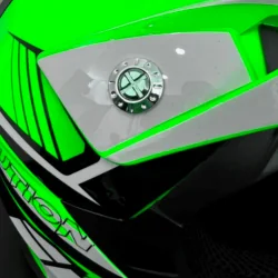 CASCO NIÑO IMR MX VERDE FLUOR GAMA EVOLUTION 2