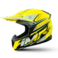 CASCO NIÑO IMR MX AMARILLO FLUOR GAMA EVOLUTION
