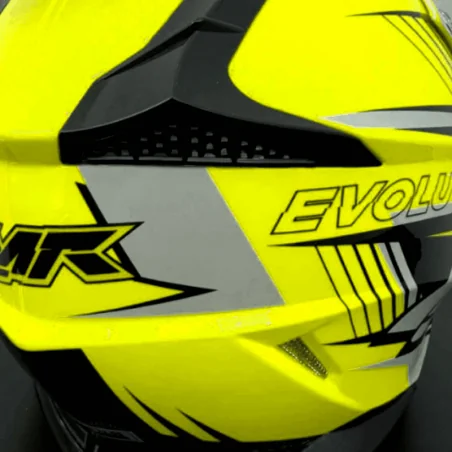 CASCO NIÑO IMR MX AMARILLO FLUOR GAMA EVOLUTION