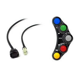 Piña Izquierda Carretera/Calle 5 botones Jetprime YAMAHA YZF-R1 / M 2020-2022 JP PLS 033