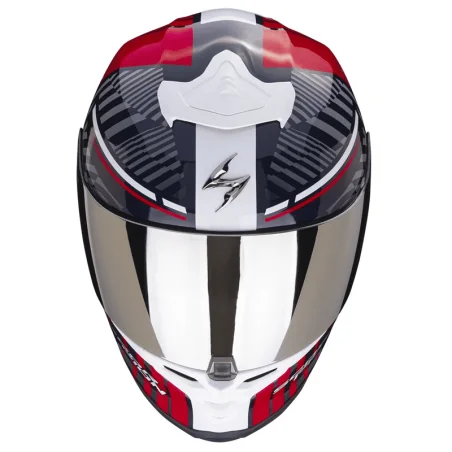 CASCO SCORPION EXO-R1 EVO AIR VICTORY RED / BLUE / YELLOW