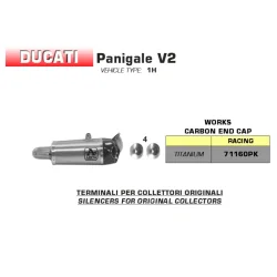 copy of SILENCIADORES RACING WORKS ARROW ACERO INOXIDABLE TITANIO DUCATI PANIGALE V4 2018-2022 2