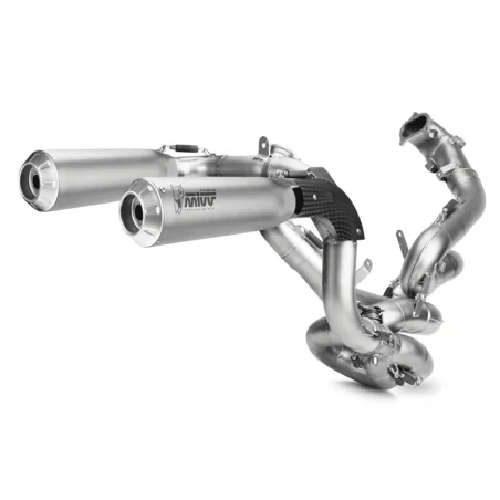 MIVV ESCAPE COMPLETO ALTO X-M1 TITANIO DUCATI PANIGALE V2 2020-2022 REF: X.DU.0004.SC4T