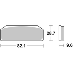 SBS Pastillas de freno P845-DC DUAL CARBON REF: P845-DC 2