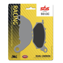 Pastillas de freno SBS P931-DC DUAL CARBÓN REF P931-DC