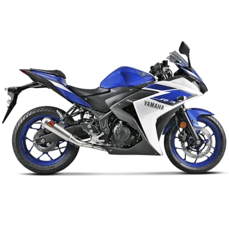ESCAPE COMPLETO AKRAPOVIC ACERO IMOXIDABLE YAMAHA R3 2015-2020 NO HONOLOGADO REF S-Y2R1-CUBSS