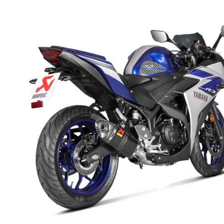 ESCAPE COMPLETO AKRAPOVIC CARBONO YAMAHA R3 2015-2020 NO HONOLOGADO REF S-Y3R1-APC