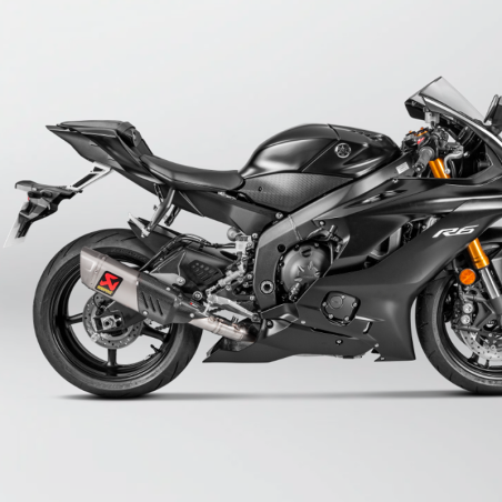 ESCAPE COMPLETO AKRAPOVIC INOX TITANIO YAMAHA R6 2008-2023 NO HONOLOGADO REF S-Y6R9-APT