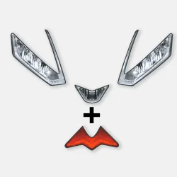 WSBK Style Scheinwerferaufkleber Aprilia RSV4 2021-