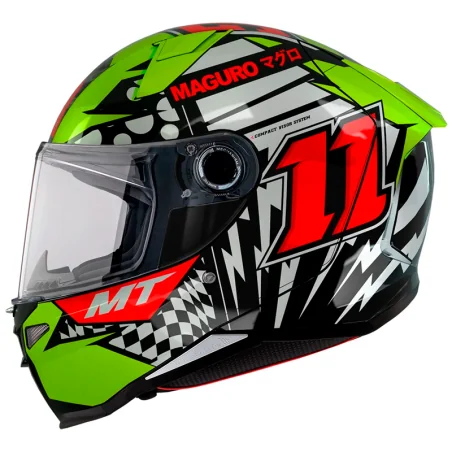 CASCO MT HELMETS REVENGE 2 SERGIO GARCÍA PEARL FLUOR YELLOW