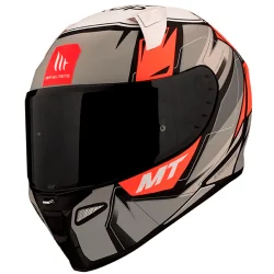 CASCO MT HELMETS REVENGE 2 XAVI VIERGE MATT PEARL FLUOR RED