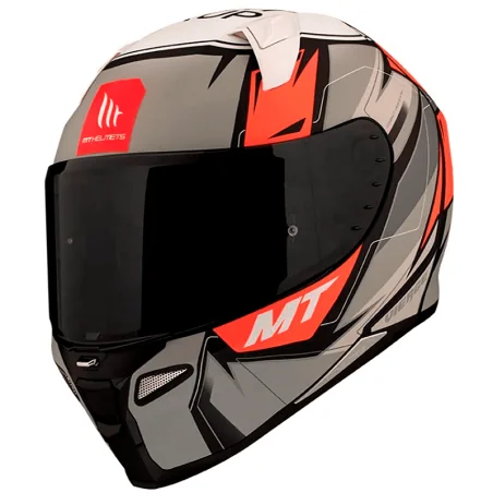 CASCO MT HELMETS REVENGE 2 XAVI VIERGE MATT PEARL FLUOR RED