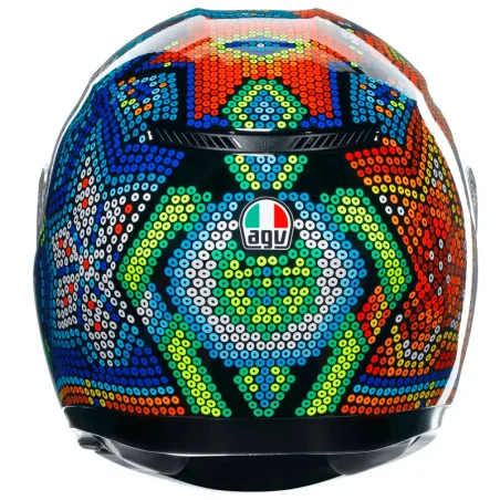 CASCO AGV K3 E2206 ROSSI WINTER TEST 2018