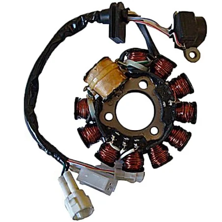 Stator SGR Trifase 11 Polos con pick-up 2 cables (Motor Yamaha 125 4T)