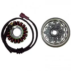 Volante Magnético 18 Polos 12V 370W Motor Piaggio "MASTER" 400/500 4T