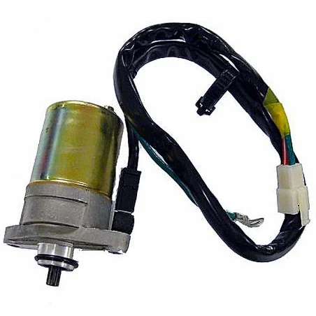 Motor Arranque 12V - 10 Dientes - Rotación Izquierda - Con Cable
