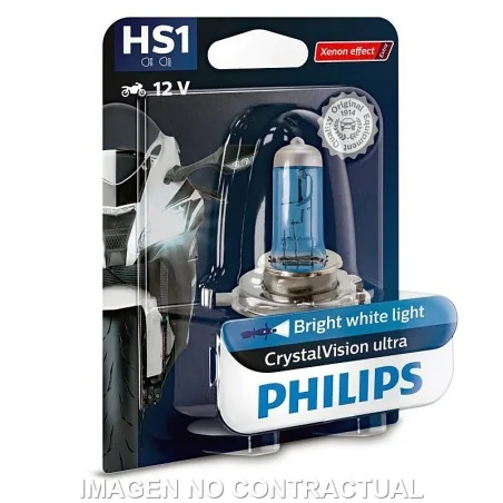 Lámpara Philips Halógena HS1 Crystal Vision 12V 35/35W