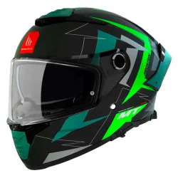 CASCO MT HELMETS THUNDER 4 SV Mountain B6 Verde Fluor Mate
