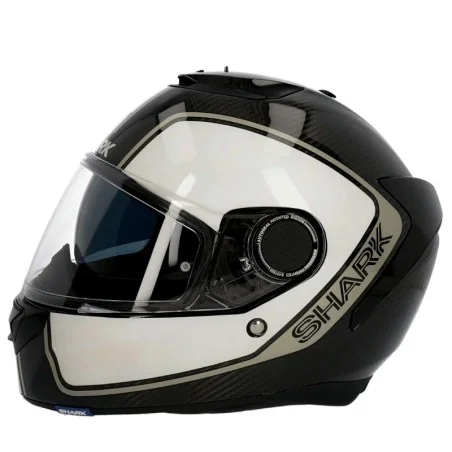 CASCO SHARK SPARTAN CARBON 1.2 SE PRIONA CARBON / WHITE / GOLD