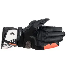 GUANTES ALPINESTARS SP-8 V3 BLACK / WHITE / RED FLUO 2