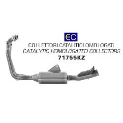 COLECTORES ARROW HOMOLOGADOS EN ACERO INOX. PARA APRILIA RS660 20-22
