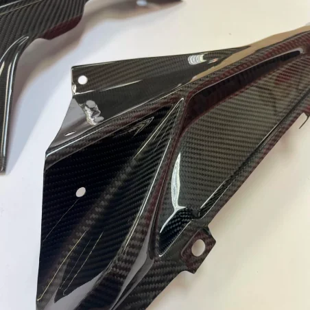 CARBON 2 RACE Paneles laterales relleno de aire de fibra de carbono BMW S 1000 RR 2009-2014