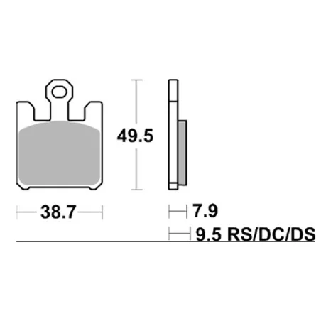 Pastillas de freno SBS P788-RST SINTER