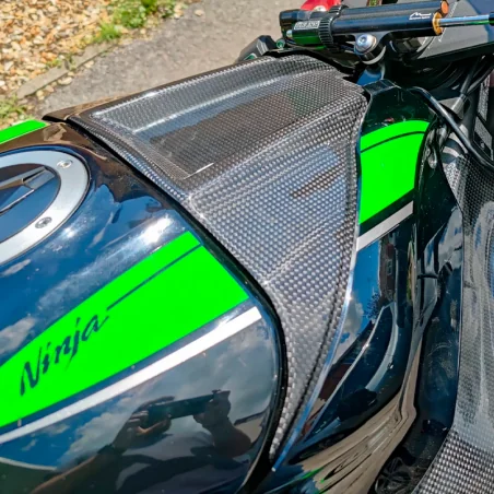 Cubierta de caja de aire de fibra CARBON 2 RACE Kawasaki ZX10R 2011-2022