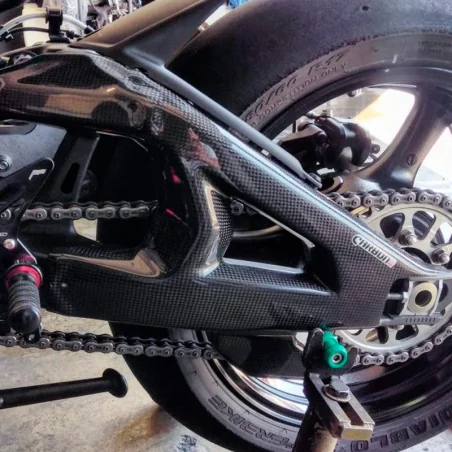 CARBON 2 RACE Protectores Basculante Carbono Kawasaki ZX10R 2016-2022