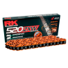 Cadena de transmisión Super reforzada RK ZXW 520 Naranja