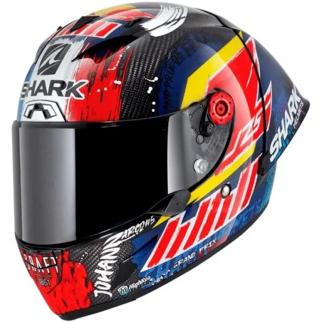 CASCO SHARK RACE-R PRO GP 06 REPLICA ZARCO CHAKRA CARBONO / VIOLETA / AZUL