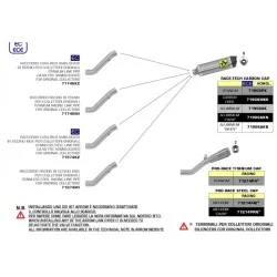 CONECTOR ARROW NO HOMOLOGADO PARA APRILIA TUONO V4 1100 FACTORY 19-20 2