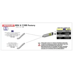 SILENCIOSO ARROW PISTA APRILIA RSV4 1100 FACTORY 19-20 2